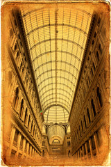 Fototapeta na wymiar Neapol Galleria Umberto I