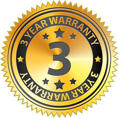 3 year warranty