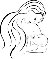 Mother and baby