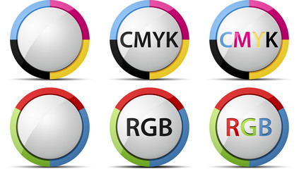 CMYK and RGB buttons