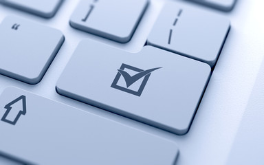 Check mark button