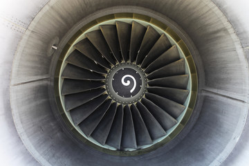 Turbine of airplane
