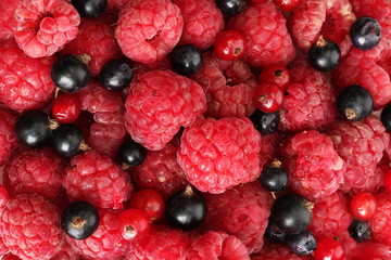 ripe berries, close up.