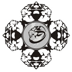 Lion cross