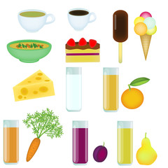 Food icons collection