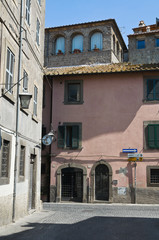 Alleyway. Viterbo. Lazio. Italy.