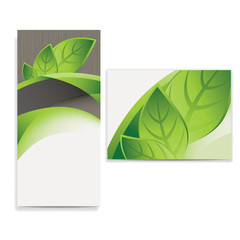 tri fold eco brochure template
