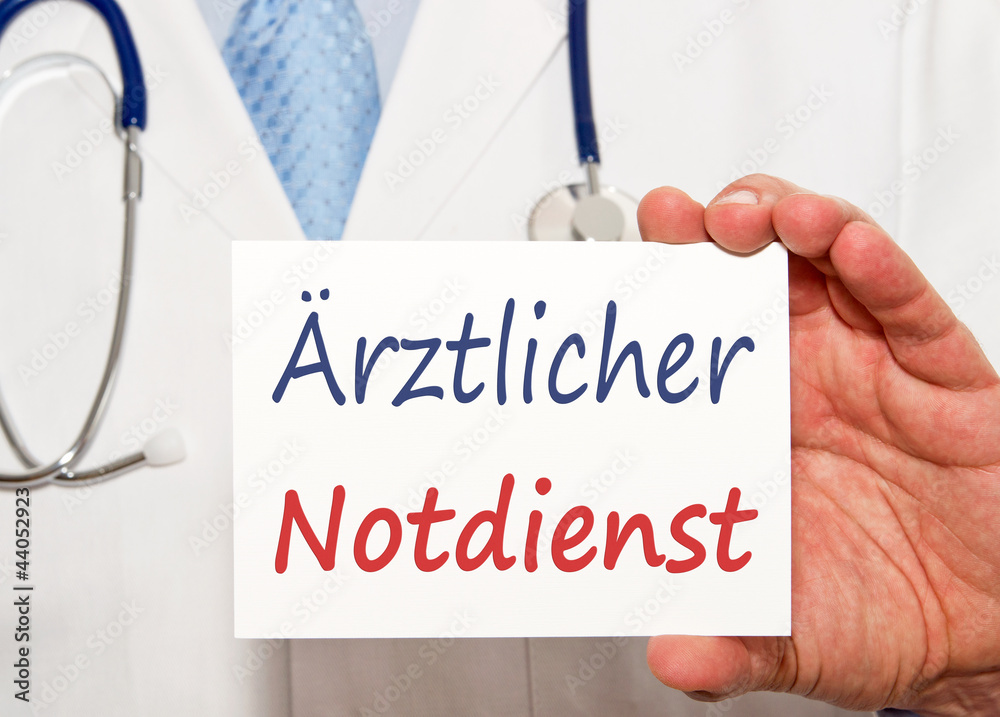 Sticker Ärztlicher Notdienst