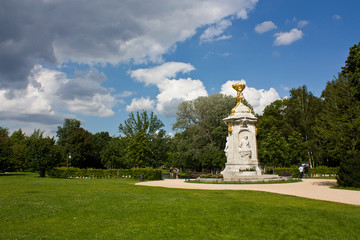 Obraz premium Bach, Mozart and Beethoven Monument in Berlin