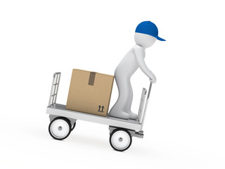 figure drive a trolley