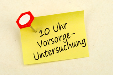 Vorsorgeuntersuchung