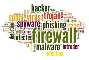 Firewall concept in tag cloud