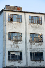 Marode Industriefassade