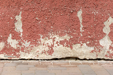 Schäden an Hauswand