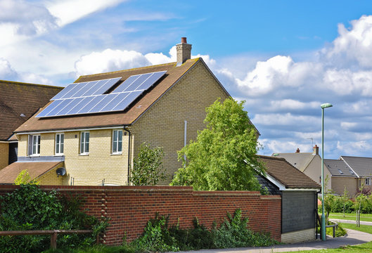 Domestic green energy of Solar panels