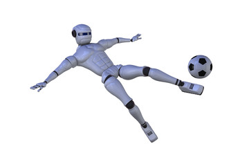 A robot is a hammering goal