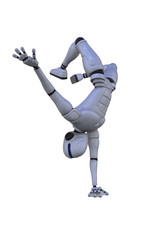 Robot is an acrobat