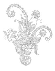 Abstract flourish background