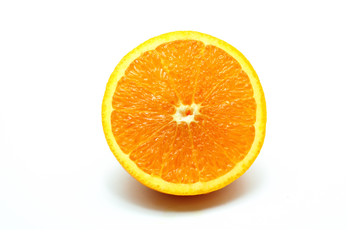 orange on a white background