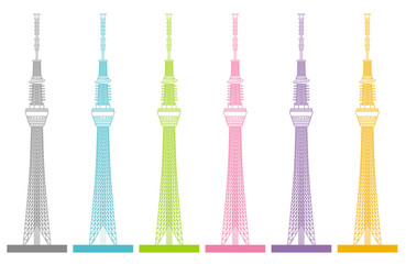 Naklejka premium Tokyo Sky Tree