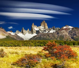 Deurstickers Cerro Chaltén Mount Fitz Roy, Argentinië