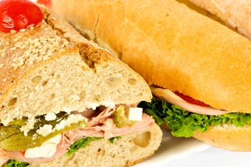 Two sandwiches
