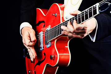 closeup guitar