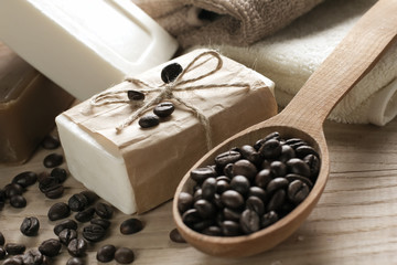 Spa coffee soap