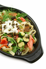 Salmon Fettucini