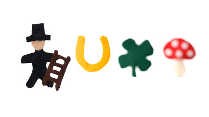 Glücksbringer aus Filz 'Silvester & Neujahr'