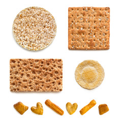 Crackers Collection over White