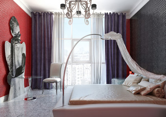 bedroom with baldachin © sowanna