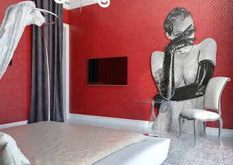 bedroom with baldachin © sowanna