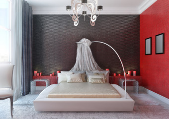 bedroom with baldachin © sowanna