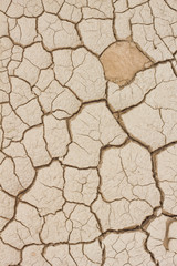 Dry cracked ground