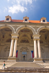 Obraz premium Garden of Senate in Prague
