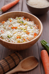 Basmati Rice with veggies