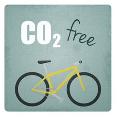 CO2 free bicycle