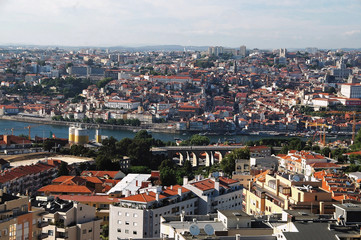 Fototapeta na wymiar Panorama von Porto, Portugal
