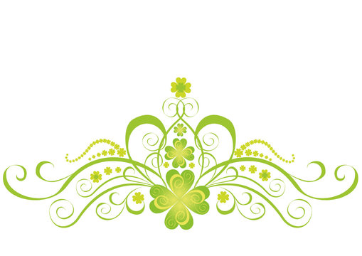 Shamrock for St.Patrick's Day. Vector St. Patrick's elements