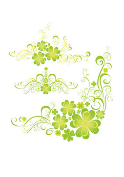 Shamrock for St.Patrick's Day. Vector St. Patrick's elements