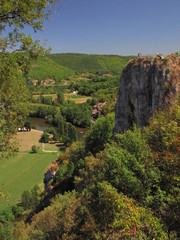Vallée de Saint-Cirq-Lapopie ; Lot Quercy ; Midi-Pyrénnées