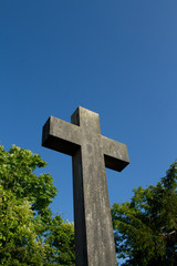 Stone cross.
