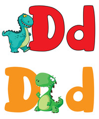 letter D dinosaur