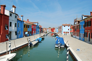 Fototapeta na wymiar Domy Laguna - Wenecja - Włochy 167