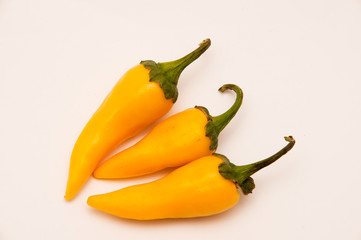 yellow chili peppers