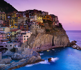 Manarola at dusk © Ana Tramont