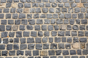 Obraz premium pattern of bricks in a harmonic row