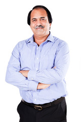 portrait of a happy mature businessman