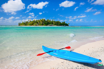 Kayak on a beach
